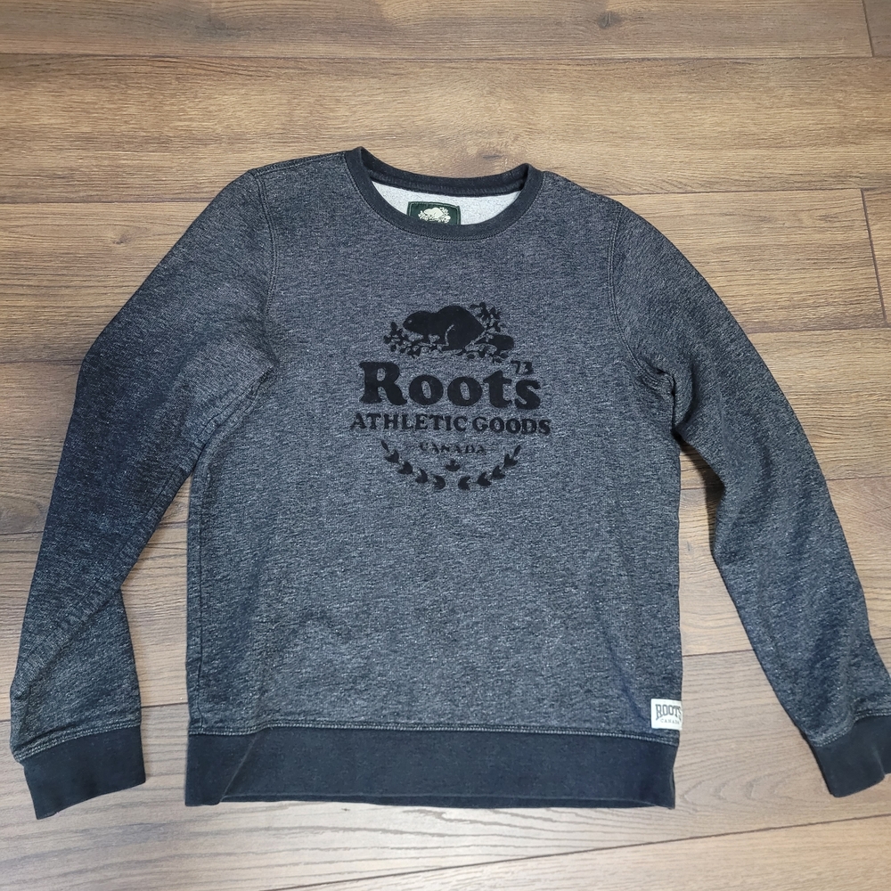 Roots Charcoal Crewneck Sweater